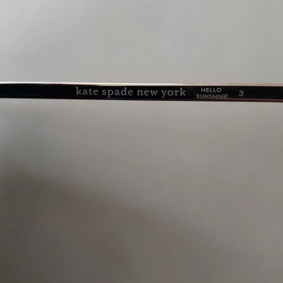 Kate Spade Gold Frame Sunglasses with Purple Lenses kate spade | Accessories | Kate Spade Gold And Purple  main image 3